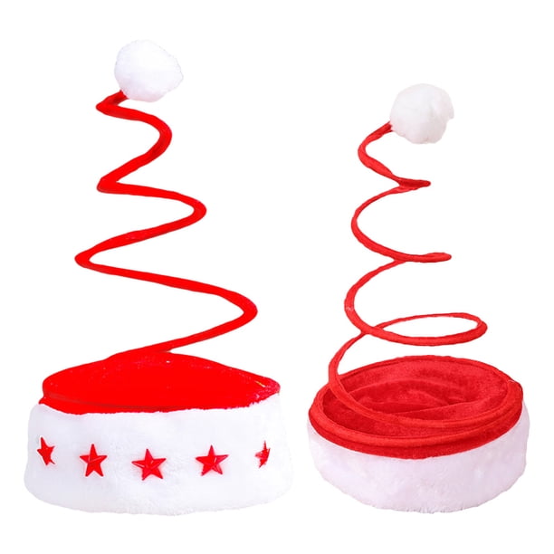 2 piezas Navidad primavera sombrero fiesta fiesta sombrero divertido niños sombrero decorativo