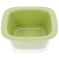 thumbnail image 1 of Juego de cesta escurridora de cocina con contenedor, Kit de cesta para lavar frutas y verduras, cesta de lavado de doble capa, 1 Juego, 1 of 3