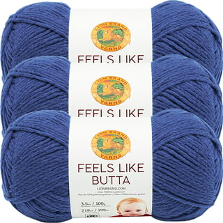 Lion Brand Yarns Worsted weight Feels Like Butta Charcoal – Sweetwater Yarns