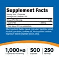 thumbnail image 5 of Nutricost L-Lysine 1000mg, 500 Capsules - 500mg Per Capsule, Health Supplement, 5 of 5