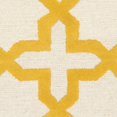thumbnail image 5 of SAFAVIEH Cambridge Liz Geometric Wool Runner Rug, Ivory/Gold, 2'6" x 10', 5 of 5
