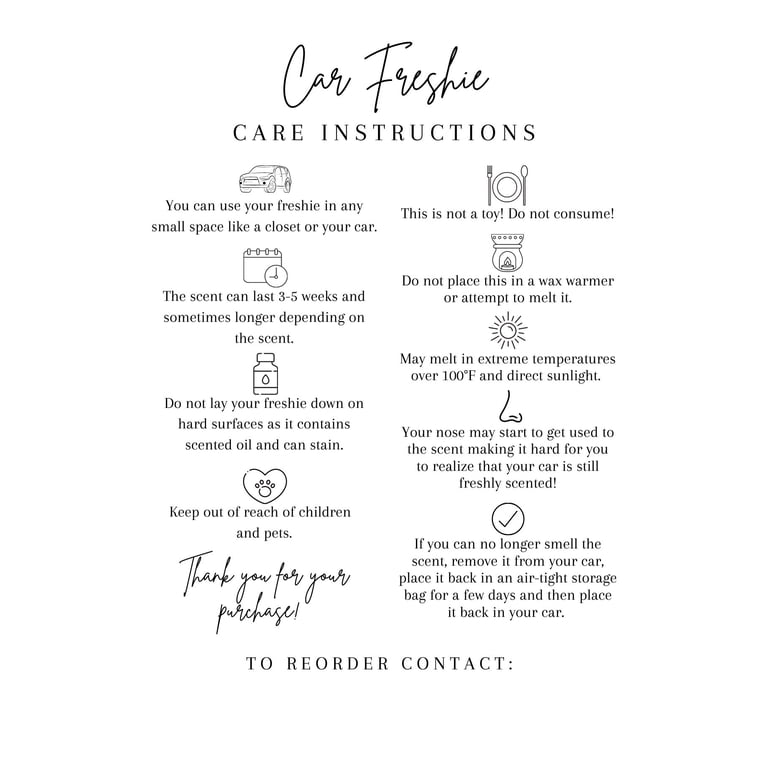 Car Freshie Insert Cards 50 Pk 4x6 Modern Marble Gold, Fits In 5x7 For Holographic Bags Freshie Scent Label Care Instruction Cardstock