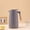 B003- Gray, variant on Thermal Coffee Carafe, Carafe for Hot Liquids, for Hot Water, Insulated Beverage Dispenser, Matte Black, Wood Handle, Countertop Coffee Station, 1 Pc