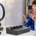 thumbnail image 2 of Digital Audio Sound Machine AUX IN/OUT BT Connection Dual Mic Inputs Karaoke Sound Mixer for Karaoke Smart TV PC Speaker, 2 of 9
