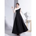 thumbnail image 4 of Vestido de noche negro de verano para mujer, de un solo hombro, elegante, para banquetes, de alta sociedad, vestido largo ajustado para uso diario, 4 of 6