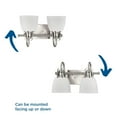 thumbnail image 4 of P300427-009-Progress Lighting-Preston - 2 Light Bath Vanity In Farmhouse Style-9 Inches Tall and 7.37 Inches Wide-Brushed Nickel Finish, 4 of 12