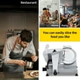 thumbnail image 5 of Ataucjin Commercial Meat Slicer,210W High Power Pure Copper Motor,Semi-Automatic Meat Cutter Equipped With Detachable Blades With A Diameter Of 220mm, Child Lock Protection, 5 of 6