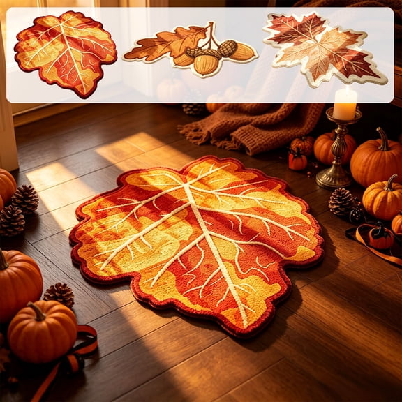 Halloween Decorations Indoor Doormat 24"x16", Non-Slip Front Door Mat Outdoor Soft Cozy Entryway Floor Rug with Rubber Backing for Porch Home Decor