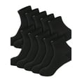 thumbnail image 3 of Hanes Women's Cushioned Ankle Socks, Moves, 10-Pack, Size 5-9, 3 of 5