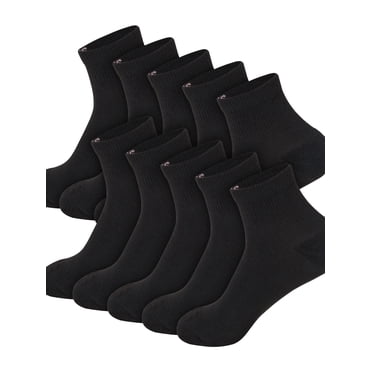Hanes Women's Cushioned Ankle Socks, Moves, 10-Pack, Size 5-9