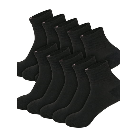 Hanes Women's Cushioned Ankle Socks, Moves, 10-Pack, Size 5-9