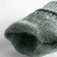 thumbnail image 5 of Wioihee Men's Winter Touch Screen Gloves Anti-Slip thermal Gloves Knit Mens Gloves Thickened Warm Lining for Running Sport Army Green, 5 of 6