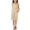 Khaki, variant on UACY Girls Linen Set 2 Piece Outfits Sleeveless Camisole Elastic Waist Knee Wide Leg Shorts Summer Outfit (Khaki, 7-8 Years)
