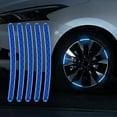 thumbnail image 3 of 20 Pcs Reflective Strip Stickers Wheel Hub Rim Stripe Tape Decal Car Accessories, 3 of 9