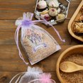 thumbnail image 2 of 10 Uds bolsitas vacías bolsa con cordón bolsas de gasa de Organza para lavanda especias y hierbas bolsas de recuerdo de boda, 2 of 8