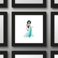 thumbnail image 5 of Gallery Pops Disney Princess - Jasmine Sparkle and Shine Wall Art, Black Framed Version, 12" x 12", 5 of 5