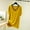 Yellow-01, variant on Frnrwgo Womens Pajama Tops for Summer Spring, V-Neck Solid Color Shirts with Lace Trim, Casual Plus Size Short Sleeve Loungewear