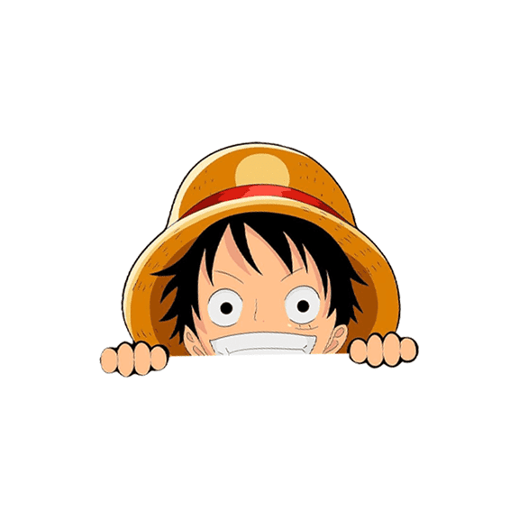 One Piece Luffy Anime Manga Decal Stickers for Cars Laptop Skateboard Wall Decor UV Resistant