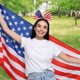 thumbnail image 4 of Patriotic Headband With Flag Bow Independence Day Hair Accessories For Festivals And Parties Cosplay Headband For Celebrations, 4 of 6