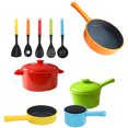 thumbnail image 1 of 10PCS Kids Play Spatula Set Plastic Realistic Funny Pretend Toy Kitchen Toy, 1 of 10