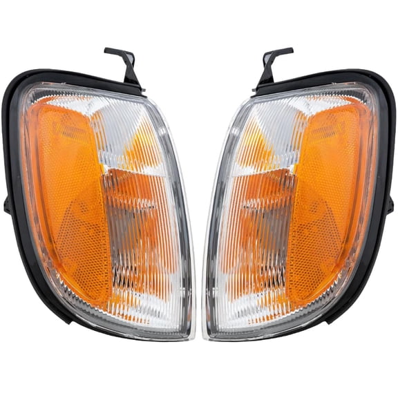 EPIC LIGHTING OE Style Halogen Signal Lights Assembly Replacement for NISSAN 98-00 FRONTIER 00-01 XTERRA [ NI2520124 NI2521124 261257Z425 261207Z425 ] Pair
