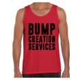 thumbnail image 1 of Awkward Styles Men's Bump Creation Services Graphic Tank Tops Father To Be New Dad Gift, 1 of 4