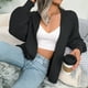 thumbnail image 5 of Puntoco Mujer Moda Casual Linterna Manga Larga Suelta Cardigan Suéter Chaqueta Liquidación Puntoco Puntoco-426, 5 of 6