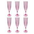 thumbnail image 2 of LShunze Champagne Flutes Goblets Plastic Acrylic Wine Toasting Goblets Crystal Disposable Cocktail Cups Drinkware Reusable For Christmas Party Wedding Birthday Anniversary, 2 of 7