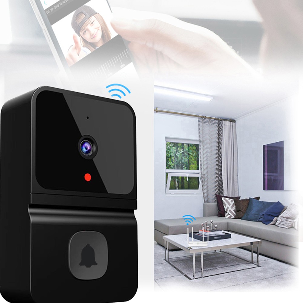 for Smart Wireless Wifi Video Doorbell Phone Door Ring Intercom ...