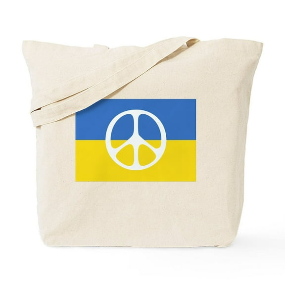 CafePress - Pray For Peace In Ukraine - Unisex Canvas Tote Bag, Beige, 1-Piece