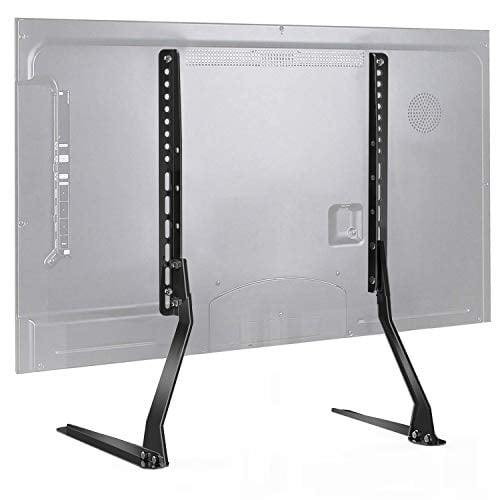 TV Stand Universal Table Top Flat Screen TV Base Fits 27 to 55 Inch Hight Adjust 