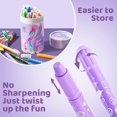 thumbnail image 2 of Set de crayones DreamCandy Twist de 24 colores lavables para niños, 2 of 8