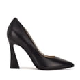 thumbnail image 2 of Nine West Womens Trendy Leather Pointed Toe Dress Heels, 2 of 2