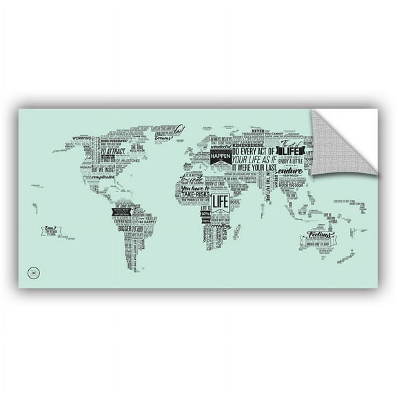 'World of Life: Plain III' Removable Wall Art Mural