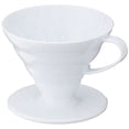 thumbnail image 1 of Gotero de café Hario V60 de plástico, tamaño 02, color blanc, 1 of 2