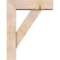thumbnail image 3 of Ekena Millwork 7 1/2"W x 28"D x 36"H Traditional Block Smooth Bracket w/ Offset Brace, Douglas Fir, 3 of 25