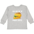 thumbnail image 3 of Inktastic You Had Me At Grilled Cheese Sandwich Boys or Girls Long Sleeve Toddler T-Shirt, 3 of 5