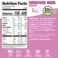 thumbnail image 6 of Lenny & Larry's Fitzels Protein Pretzels Snack, Everything Bagel, 20g of Protein, 8 Pack, 6 of 6