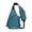 Green, variant on Red Crossbody Shoulder Bag With USB Charging Port Lightweight Sling Backpack for Travel Hiking Cycling and Outdoor Use
