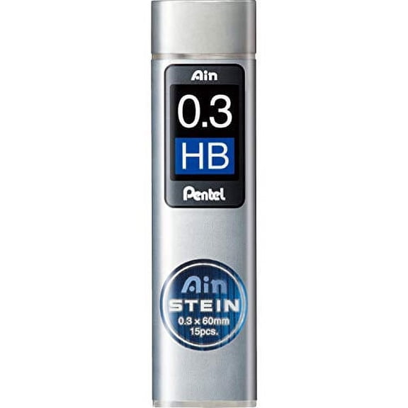 Pentel Mechanical Pencil Lead, Ain Stein, 0.3mm, HB (C273-HB)