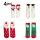 thumbnail image 1 of Christmas Socks Coral Velvet Midtube, 1 of 4