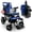Blue, variant on 350 lbs Weight Capacity Electric Wheelchair,Long Battery Range, US Based Customer Support, Electric Wheelchairs for Adults, Lightweight Wheel Chair for Seniors, Remote Controlled, IQ-7000 by Majestic