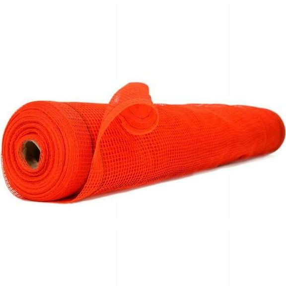 BOEN SN-20005 Fire Resistant Safety Netting, Orange - 4 x 150 ft.