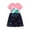 A-Pink28, variant on WhouRiu Toddler Girls Dresses Cartoon Space Planet Short Sleeve Tshirt Dress Kids Summer Cozy Party Breathable Dress Pink,Size 3-4 Y