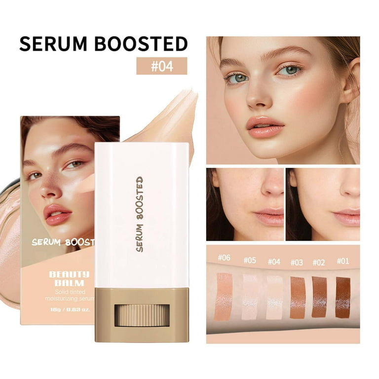 SDOHIG Foundation Tint Contour Stick Beauty Balm Foundation Stick Full Coverage Skin Tint Makeup