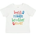 thumbnail image 3 of Inktastic Best Middle Brother Ever Little Boy Boys Toddler T-Shirt, 3 of 5