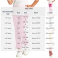 thumbnail image 2 of SHTXOZHI Girls Knitted Base Layer Solid Color Elastic Waist Flared Pants Cute Ruffle Hem Fall Winter Casual Pants, 2 of 8