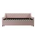 thumbnail image 6 of Novogratz Her Majesty Daybed and Trundle, Pink Linen, 6 of 16
