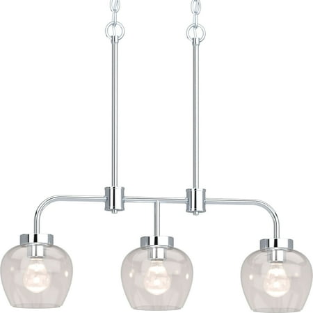 

Volume Lighting 5523 Aria 3 Light 26 Wide Linear Chandelier - Nickel