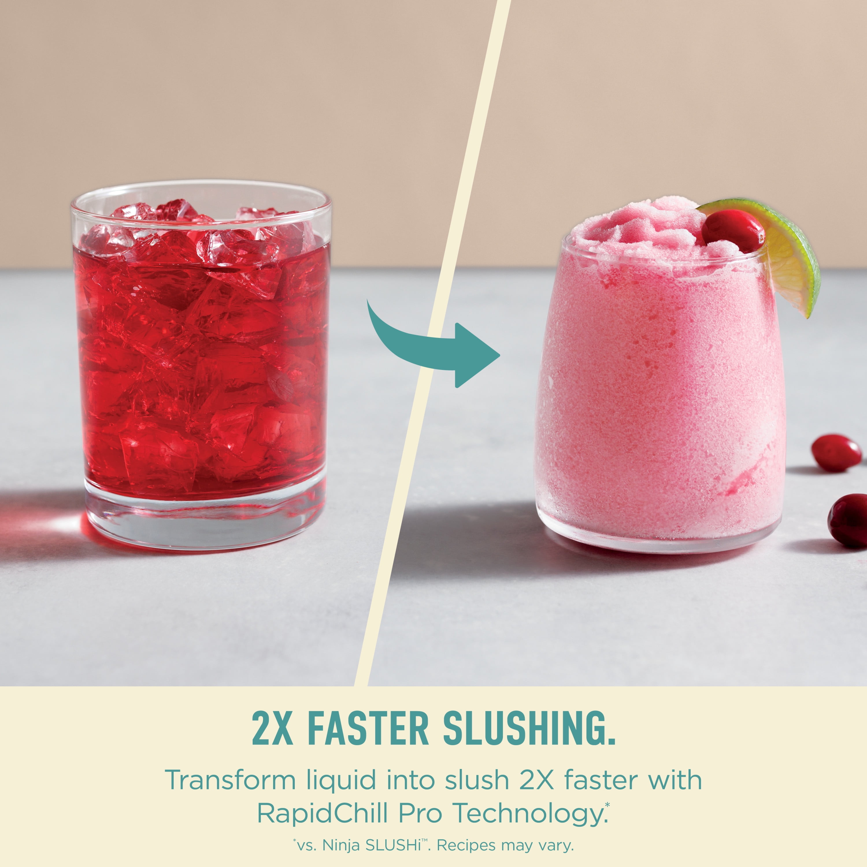 Ninja SLUSHi Max 150-Oz Frozen Drink Machine with SlushAssist Technology, 6 Presets, Dishwasher Safe, Party-Sized, Slushy Maker, FS605IV Lemon/Mint